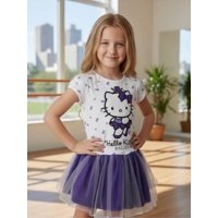 Vestido Niña Hello Kitty Violeta 10
