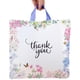 thumbnail image 1 of Bolsas De Plástico Moradas Q Crafts Floral Thank You Paquete De 50, 1 of 5