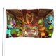 thumbnail image 1 of Tren de Dinosaurios Bandera impresa con temática, regalo perfecto para fanáticos, amigos y familiares, y adecuada para actividades al aire libre e interiores, decoraciones de fiesta. 60*90CM, 1 of 6