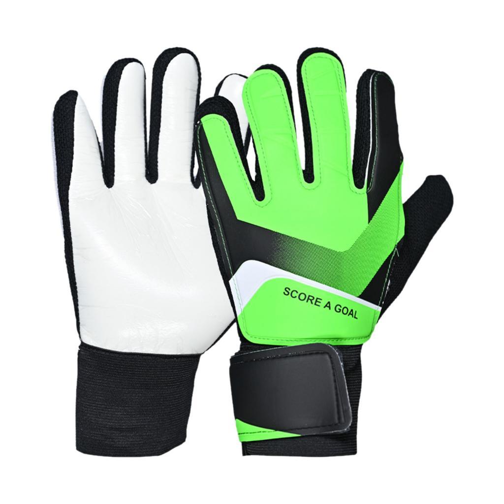 Magideal - Guantes De , Guantes De De Fútbol De Látex Con Agarre Fuerte, Guantes De Fútbol Anticolisión, Guantes De Fútbol Para Partidos De Fútbol Talla 6 Verde