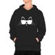 thumbnail image 1 of Poleron Gato Cool Fachero Moda Mujer Gatito Cat Lover, 1 of 2