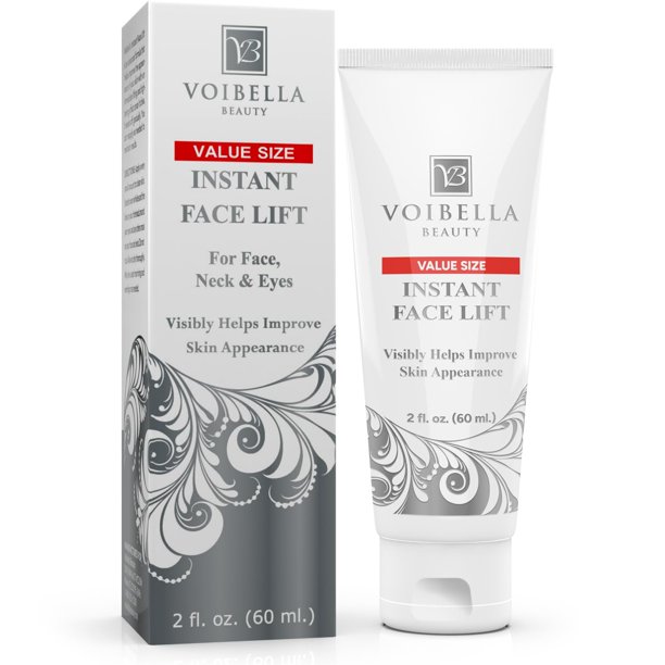 Crema de estiramiento facial Voibella, reafirmante instantáneo para ojos y cuello, 60 ml