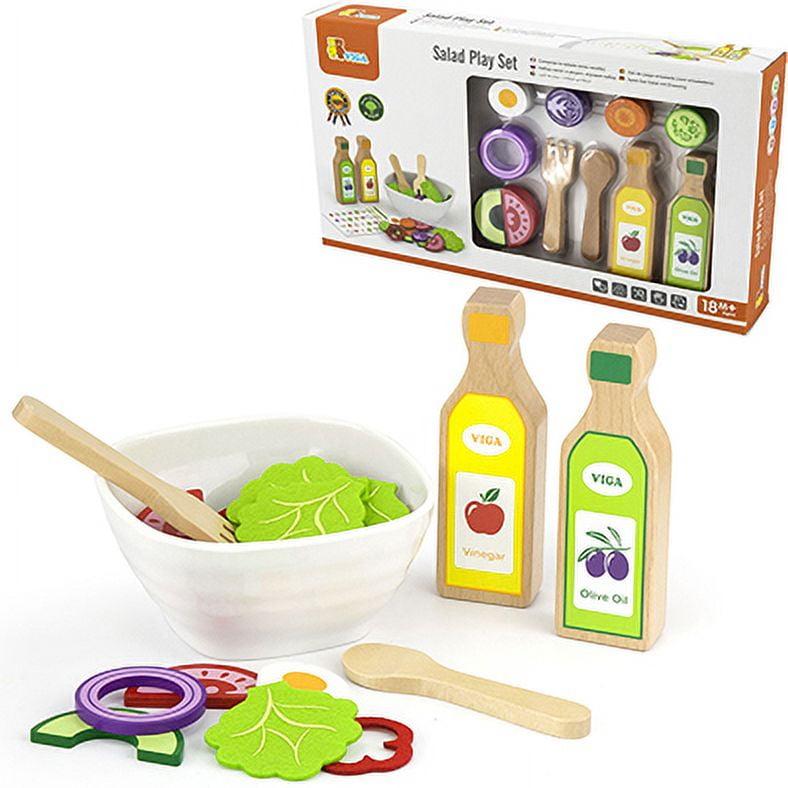 Viga - Juguete Madera Set Ensalada