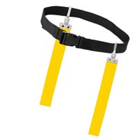 Ioensy - Cinta De Cinturón De Fútbol Ajustable Para Equipo De Accesorios Al Aire Libre Amarillo