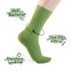 thumbnail image 4 of Calcetines Not Just a Sock Verde follaje Talla Única, 4 of 7