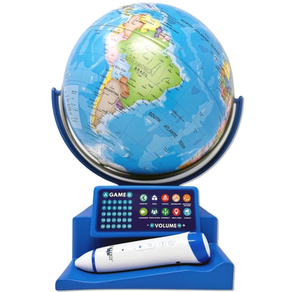 Juguetes interactivos Talking Globe Dr. STEM con bolígrafo inteligente 6+