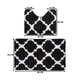 thumbnail image 5 of Conjunto De 2 Alfombra De Baño Suaves Absorventes Microfibra negro, 5 of 6