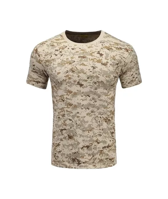Genérico - Polo Militar Airsoft, Trekking Camping, Color Digital Desert, Talla Xl