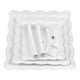 thumbnail image 4 of Torre Porta Torta Porta Cupcakes Diseño 3niv Blanco Cuadrado, 4 of 4