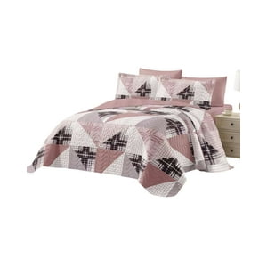 Genérico - Cubrecama Quilt Reversible Elegante Y Liviano 2 Plazas