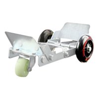 Ioensy - Carretilla Elevadora De Neumáticos Pinchados De Acero Plegable, Herramienta De Movimiento De Neumáticos De Emergencia