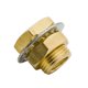 thumbnail image 2 of Conector de tubería con mamparo, latón 1/8 NPT hembra (x2), 2 of 3