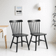 thumbnail image 2 of Pack de 2 Sillas Windsor Madera - Negra, 2 of 7