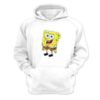 Genérico - Polerón Canguro Esponja Amarillo Blanco Talla M Unisex