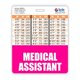 thumbnail image 2 of Identificador de credencial Scrubs and Stuff LLC Sobredimensionado rosa, 2 of 4