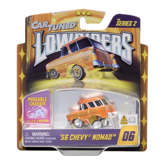 Auto De Metal A Escala Cartuned Lowrider 1956 Chevy Nomad