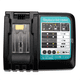 thumbnail image 3 of Cargador de Batería Rápido DC18RC 3A DC18RD DC18RA para Makita 14.4V-18V LXT Batería Li-ion BL1815 BL1820 BL1830 BL1850 BL1860 BL1840 BL1430 BL1415, 3 of 8