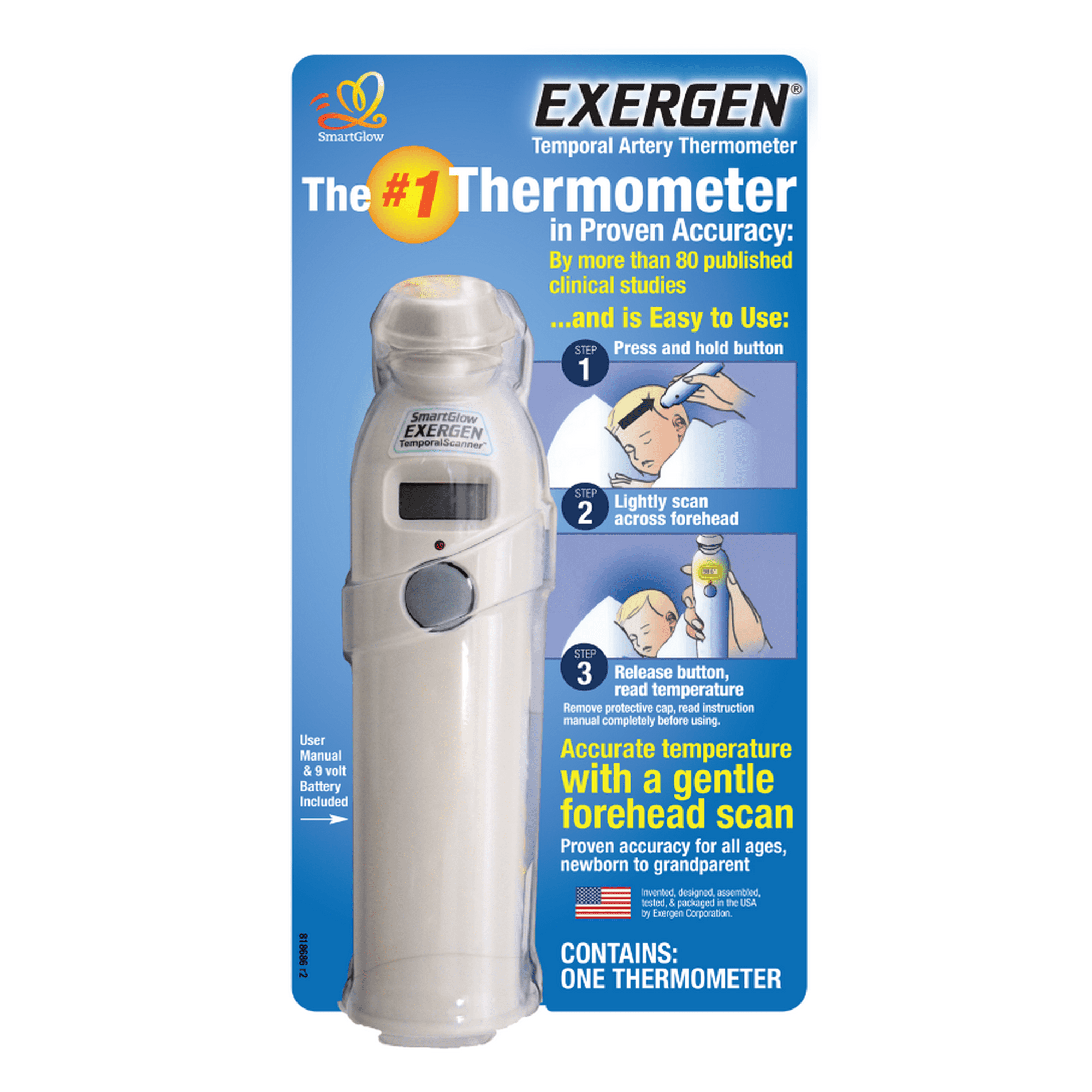 Exergen Termometro Digital Escaner Arteria Temporal