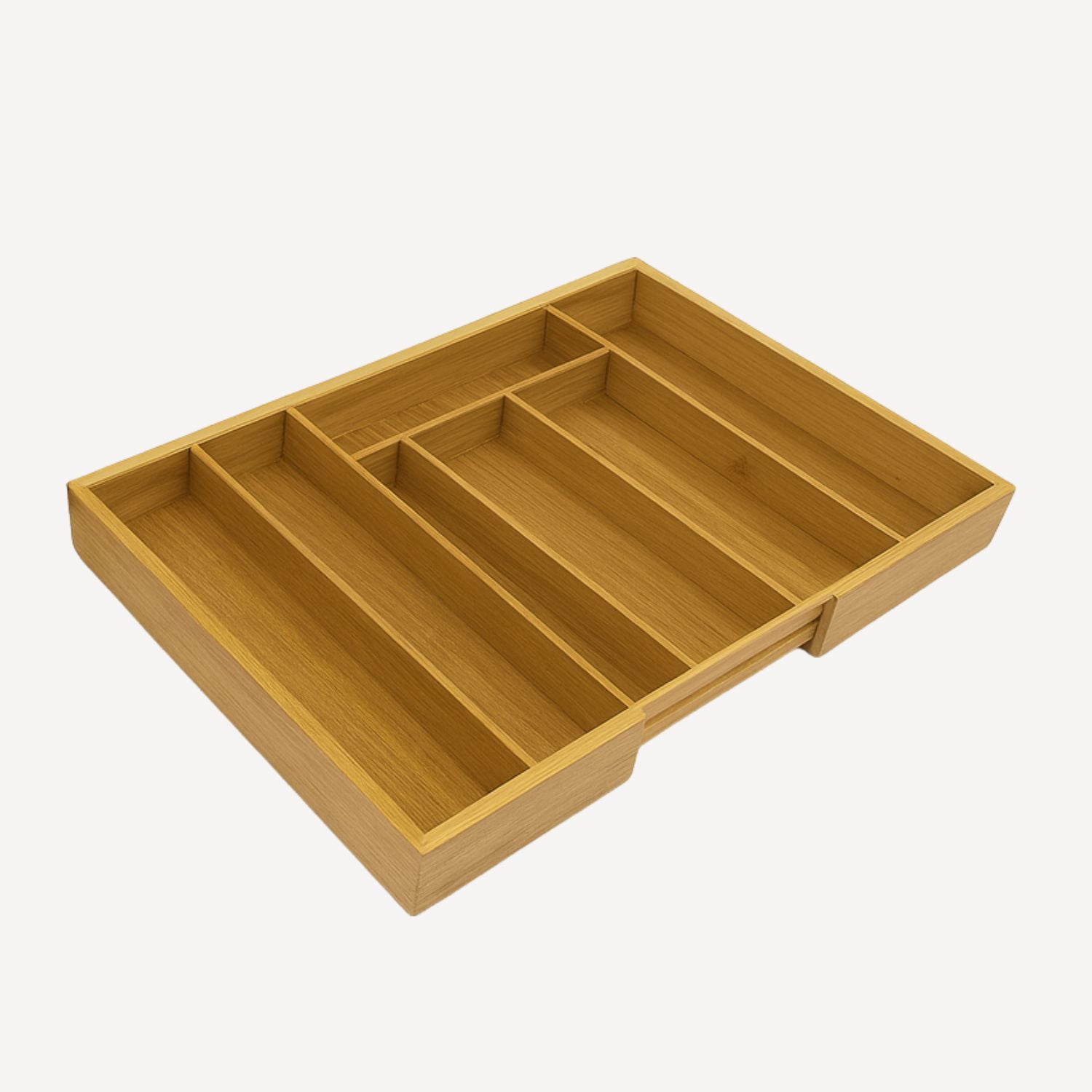 Genérico - Organizador Cajones Cubiertos Extensible Divisiones 35x30cm