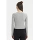 thumbnail image 3 of Polera Mujer Escote Abotonado Gris Melange, 3 of 4