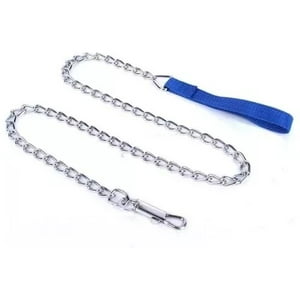 Defensor - Correa Metálica Para Paseo De Acero, Perros Mascotas 120Cm Color Azul