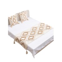 Todo Para El Hogar - Set De Piecera Mas 2 Fundas Boho Elegantes