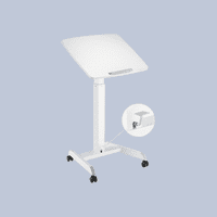 Ergostore - Escritorio Portátil Elevable Blanco