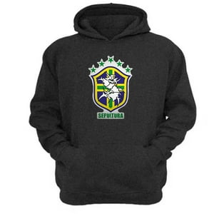 Genérico - Polerón Canguro Sepultura Gris Oscuro Talla M Unisex