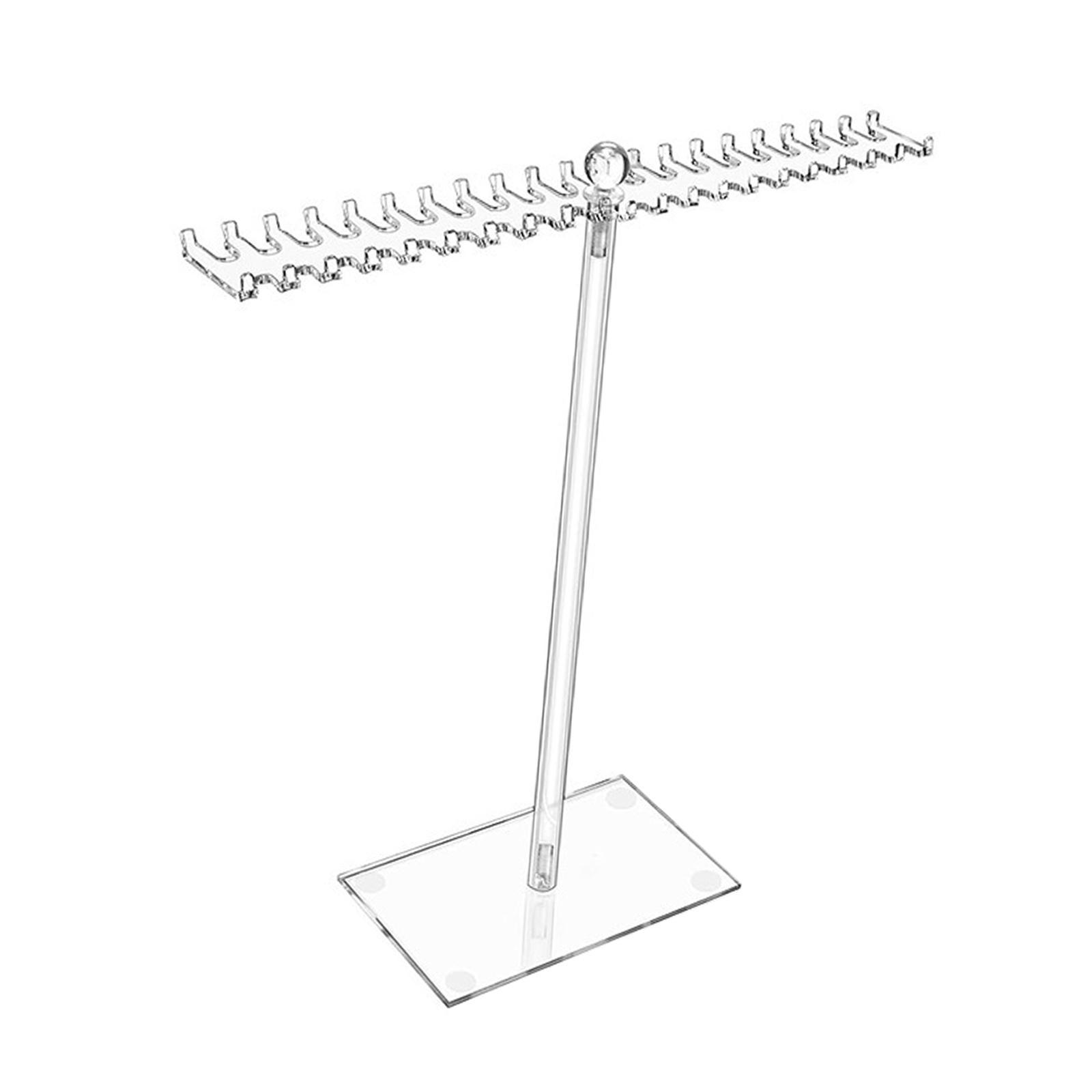 Ioensy - Organizador De Collares, Soporte Para Presentación De Joyería De Acrílico Para Escaparate De Espectáculos De Mesa