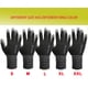 thumbnail image 3 of Guantes de Trabajo JM-FUHAND Talla XL, 12 pares, Negro/Gris, PU, 3 of 6