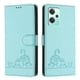 thumbnail image 1 of Funda tipo cartera FOXDOCK para Oneplus Nord CE 2 Lite con soporte, ranuras, RFID, diseño de gato, 1 of 5
