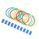 thumbnail image 1 of Anillos De Agilidad Para Niños Adultos Aros De Salto Circulares Para Juegos De Práctica Fútbol 42 Cm, 1 of 5