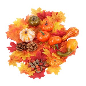 Bothyi - Calabaza Artificial Otoño Espuma Artesanía Halloween Navidad Otoño Vacaciones Decoración 50 Piezas 21 Cm X 19 Cm X 5 Cm