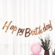 thumbnail image 1 of Set, Party Decoration Supplies Scene Pull Flag Arrangement, Golden Happy Birthday Banner, Glitter Happy Birthday Alphabet Banner Flag For Birthday Party Decoration, 1 of 2