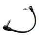 thumbnail image 4 of Cable De Conexión Para Guitarra, Tablero De Pedal De Efectos De Bajo, Cable De Conexión TS, Cable De Pedal De Efecto, 15cm, Negro, 4 of 5