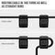 thumbnail image 3 of Interruptor de presión Cable Guides Guardtier CGM909 M-LOK, paquete de 8, 3 of 7