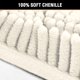 thumbnail image 2 of Alfombra de baño H.VERSAILTEX de microfibra suave y peluda, color crema, 50 x 80 cm, 2 of 6