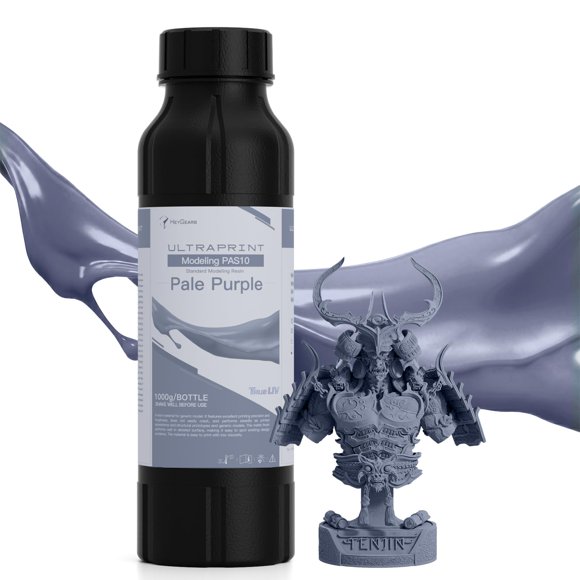 Resina para Impresora 3D Heygears PAS10 1000 g Morado Claro