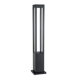 Hb Led - Apliqué Piso Led Exterior 80Cm Negro 10W Cálido