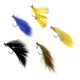thumbnail image 4 of 5 Uds. De Moscas Para Trucha Zonker Con Cabeza De Cuentas, Serpentinas Para Pesca Con Mosca Que Se Hunden, Paquete De 1, 4 of 5