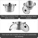 thumbnail image 2 of Vaporizador IMUSA MEXICANA-410 de aluminio con tapa de vidrio, 10 litros, 2 of 9