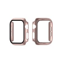 Genérico - Carcasa Glass Para Apple Watch 41Mm Rosado