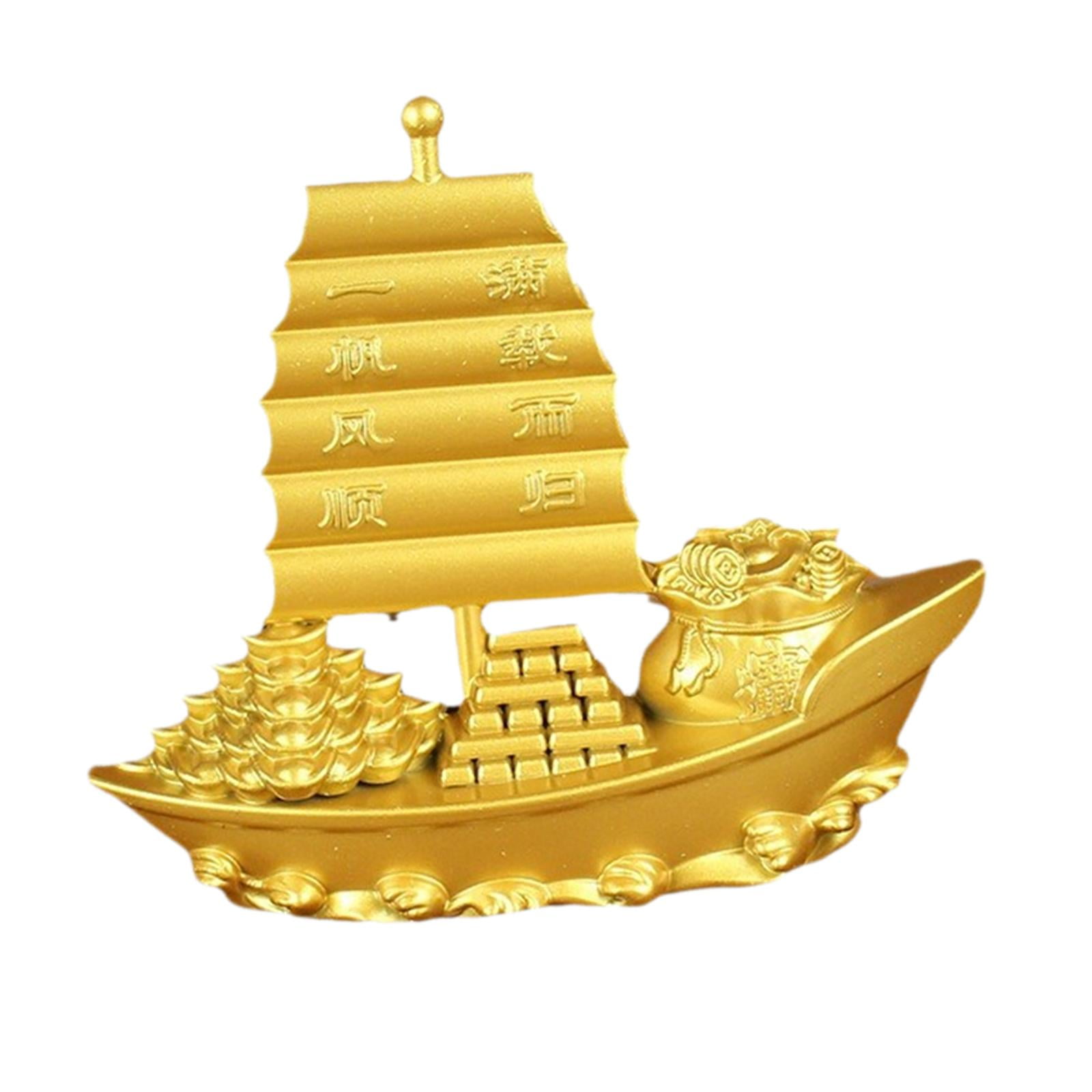 Bothyi - Figura Decorativa De Barco De Vela, Regalo De Cumpleaños, Para Entrada, Mesa De Salón, 8,7 Cm X 7,6 Cm