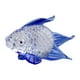 thumbnail image 3 of Estatuilla De Pez Dorado De Vidrio Soplado A Mano Adornos Coleccionables Lindos Hechos A Mano Azul, 3 of 3