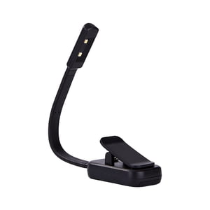 Magideal - Luz De Lectura Con Clip Para Libros, Minilámpara De Escritorio De 0,5 W, Luz Nocturna, Lámpara De Lectura Portátil Para Amantes De Los Libros, Estudio Negro