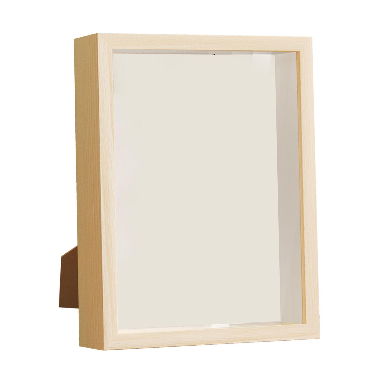 Bothyi - Marco De Caja De Presentación De Flores Secas, Decoración De Pared De Mesa De 3Cm De Profundidad, Marco De Caja De Sombra