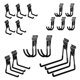thumbnail image 1 of Paquete de 16 ganchos Slatwall PYBTOOL para almacenamiento en garaje (negros), 1 of 6