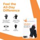 thumbnail image 4 of Guantes de compresión IMAK Arthritis Pain Relief Black Small, 4 of 7