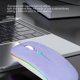 thumbnail image 4 of Ratón inalámbrico Bluetooth Guiheng recargable LED morado, 4 of 7