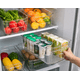 thumbnail image 2 of Organizador de Refrigerador Transparente Multiuso con Asas 31,5x16x8,5 cm, 2 of 4